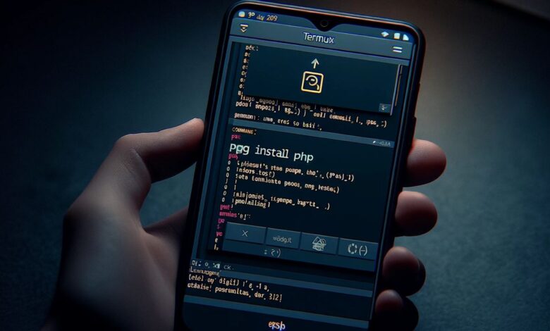 آموزش نصب PHP در ترموکس روی دستگاه اندرویدی